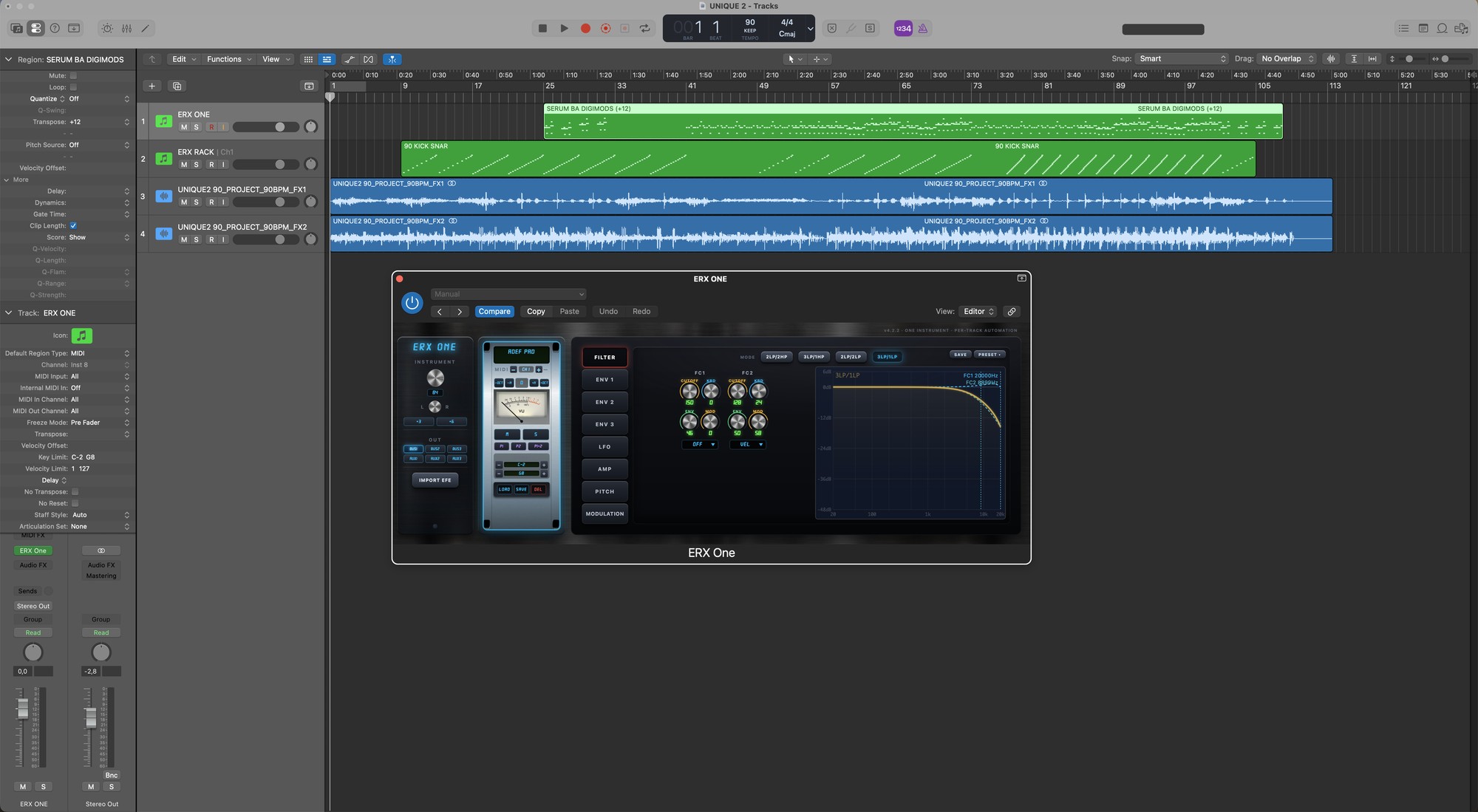 ERX One V4.2 in Logic Pro
