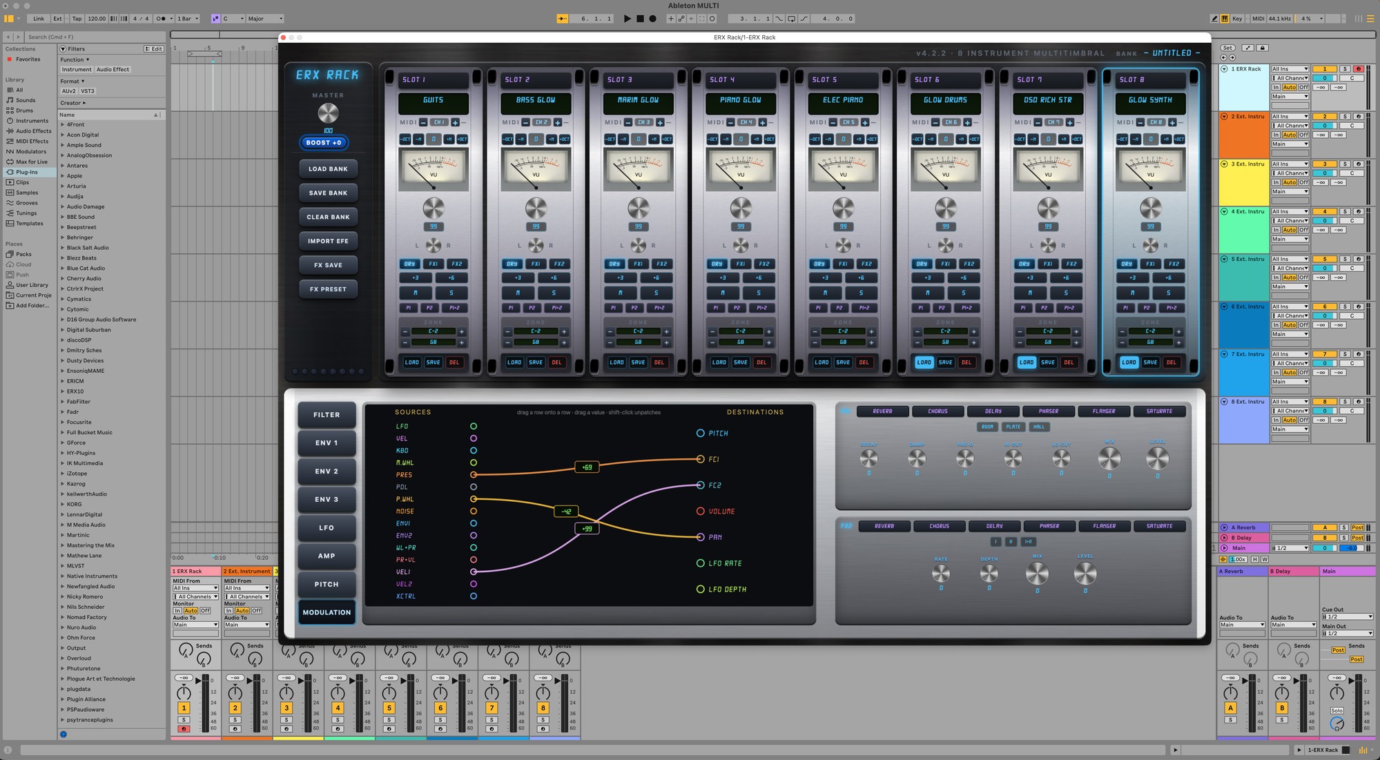 ERX Rack V4.2 in Ableton Live